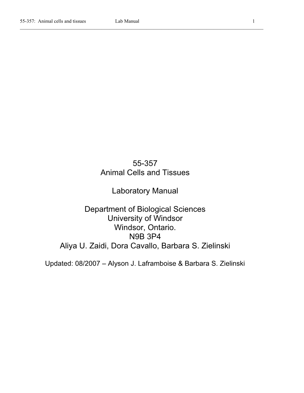 Histology Lab Manual