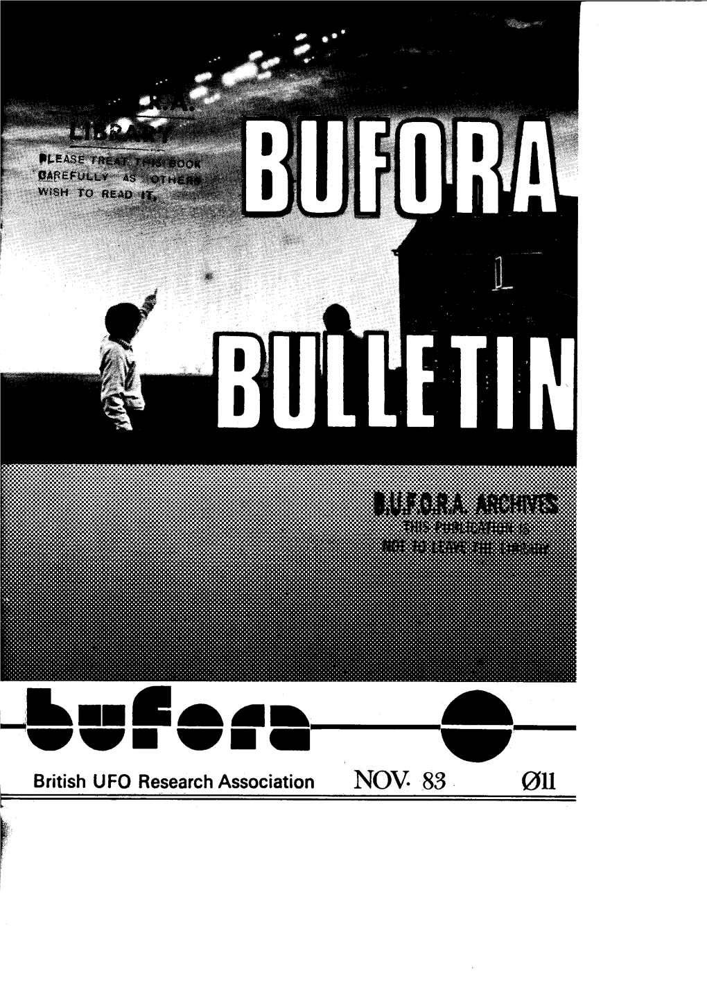 BUFORA Bulletin in November, L98z
