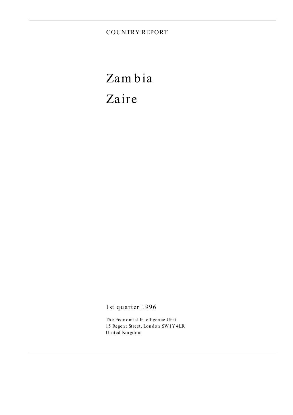 Zambia Zaire