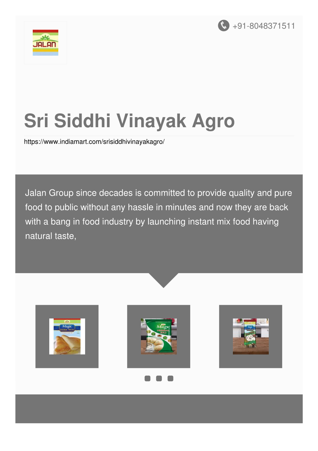 Sri Siddhi Vinayak Agro