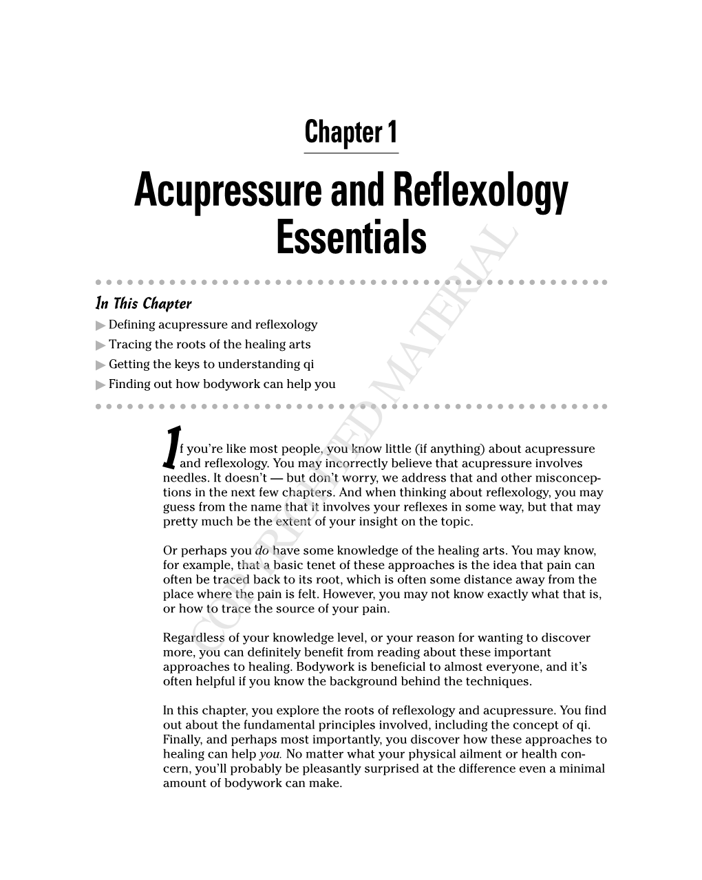 Acupressure and Reflexology Essentials