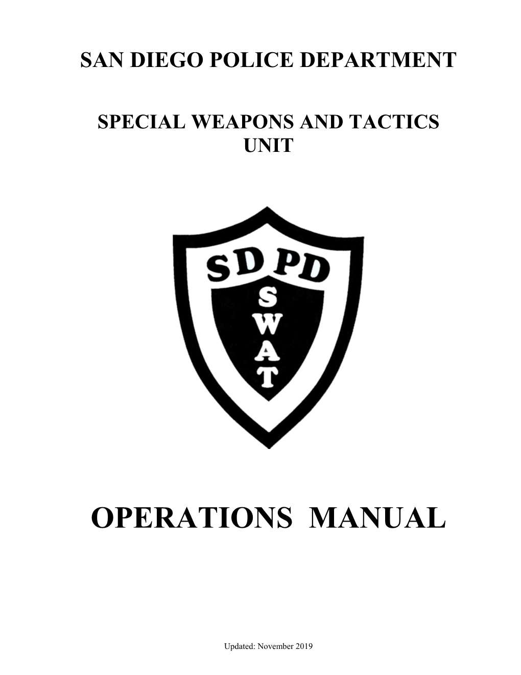 Operations Manual