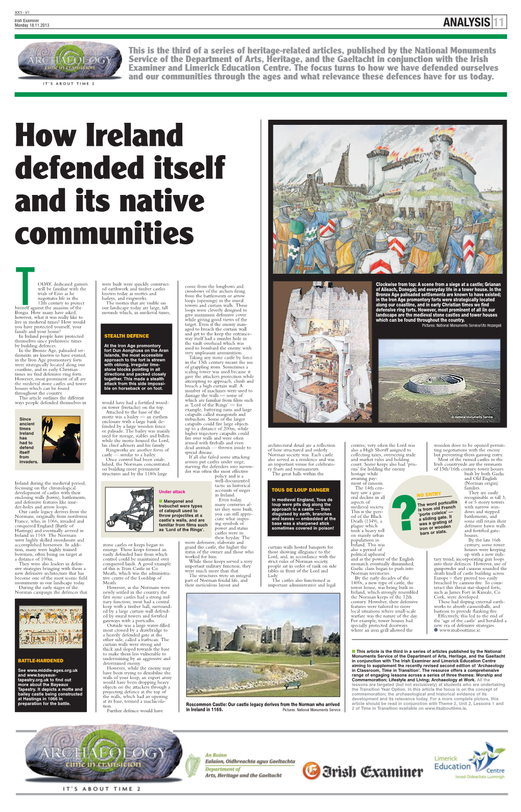 How Ireland Defended Itself and Its Native Communities