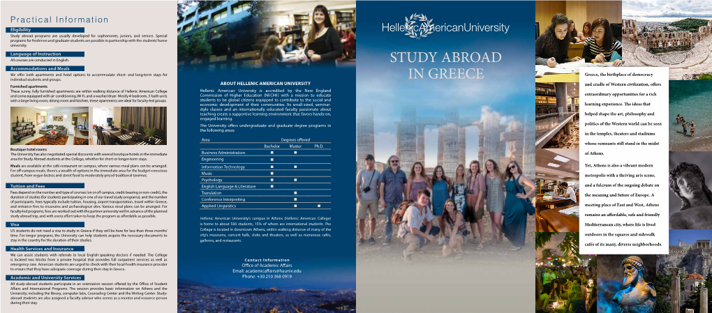 Study Abroad in Greece