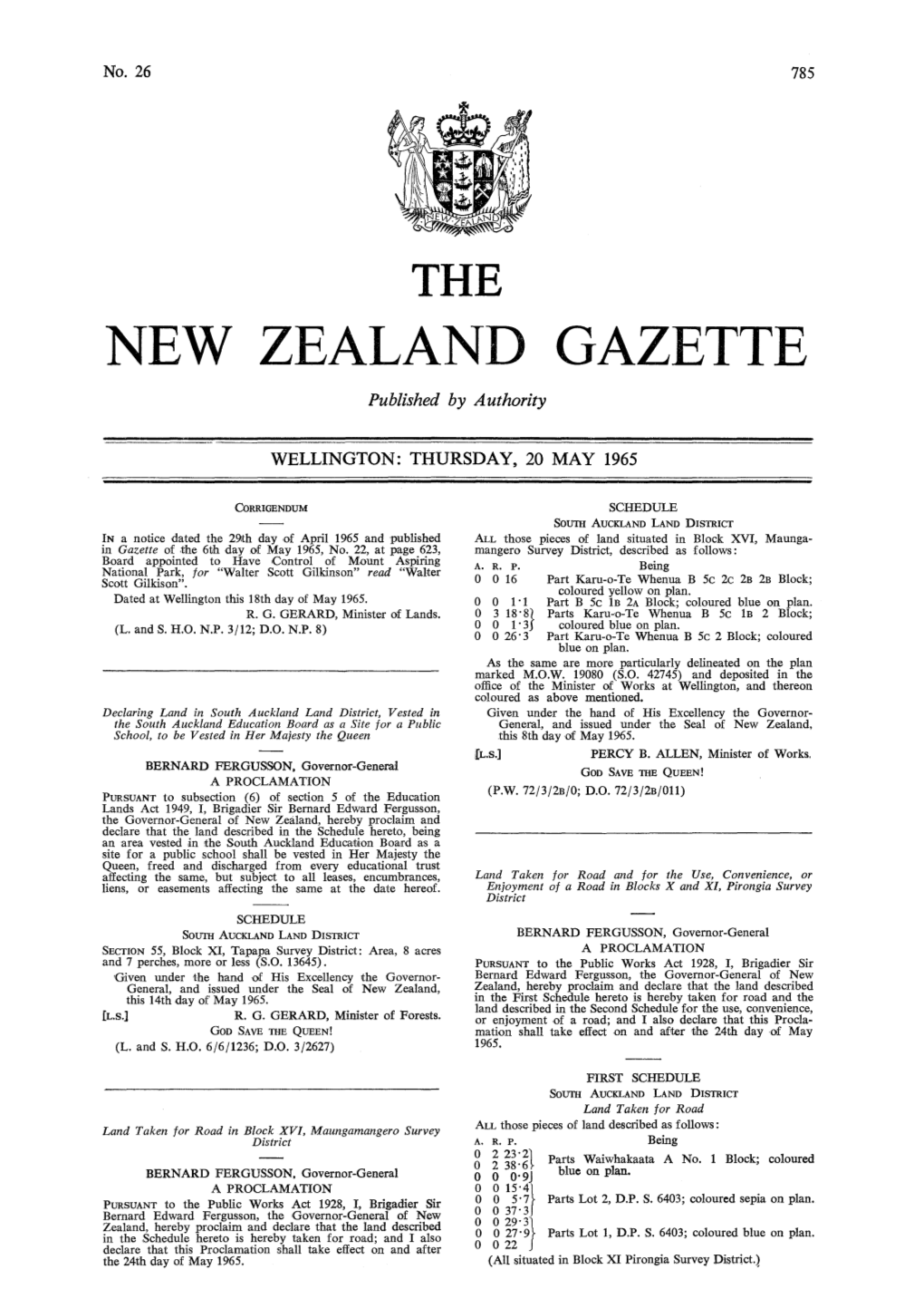 No 26, 20 May 1965