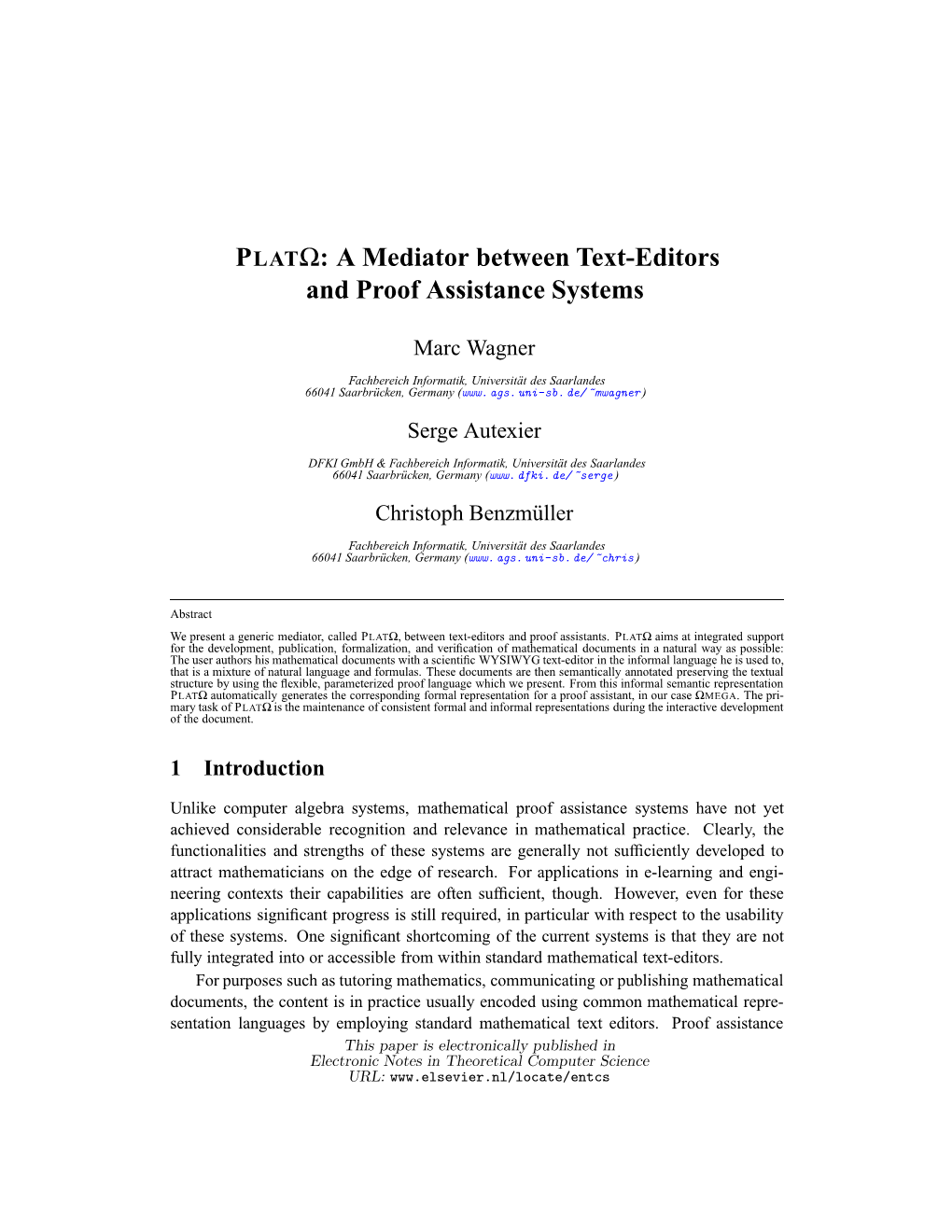 A Mediator Between Text-Editors and Proof Assistance Systems