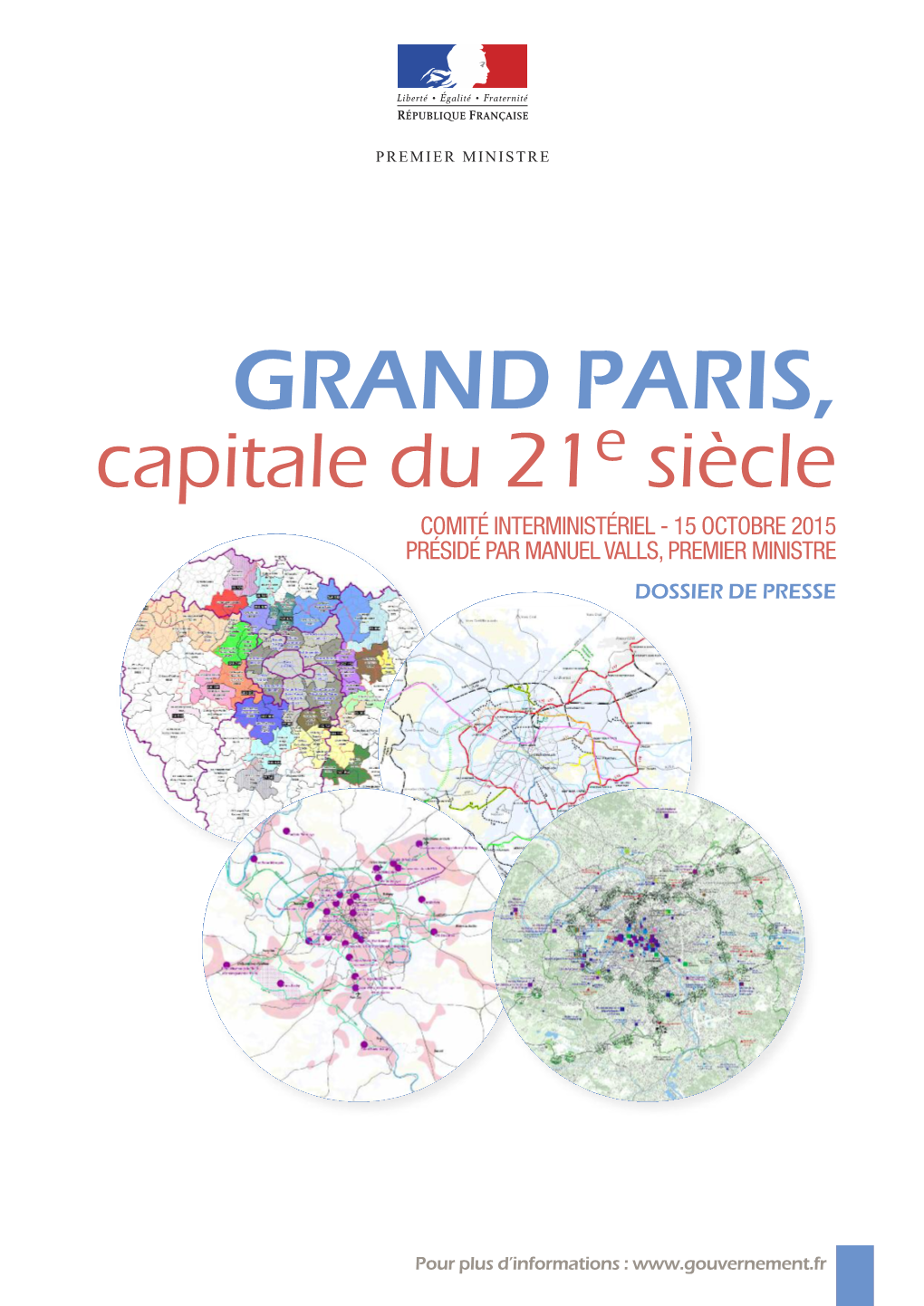 Comité Interministériel Du 15 Octobre 2015 a Validé Les Orientations Et Opérations Ci-Après