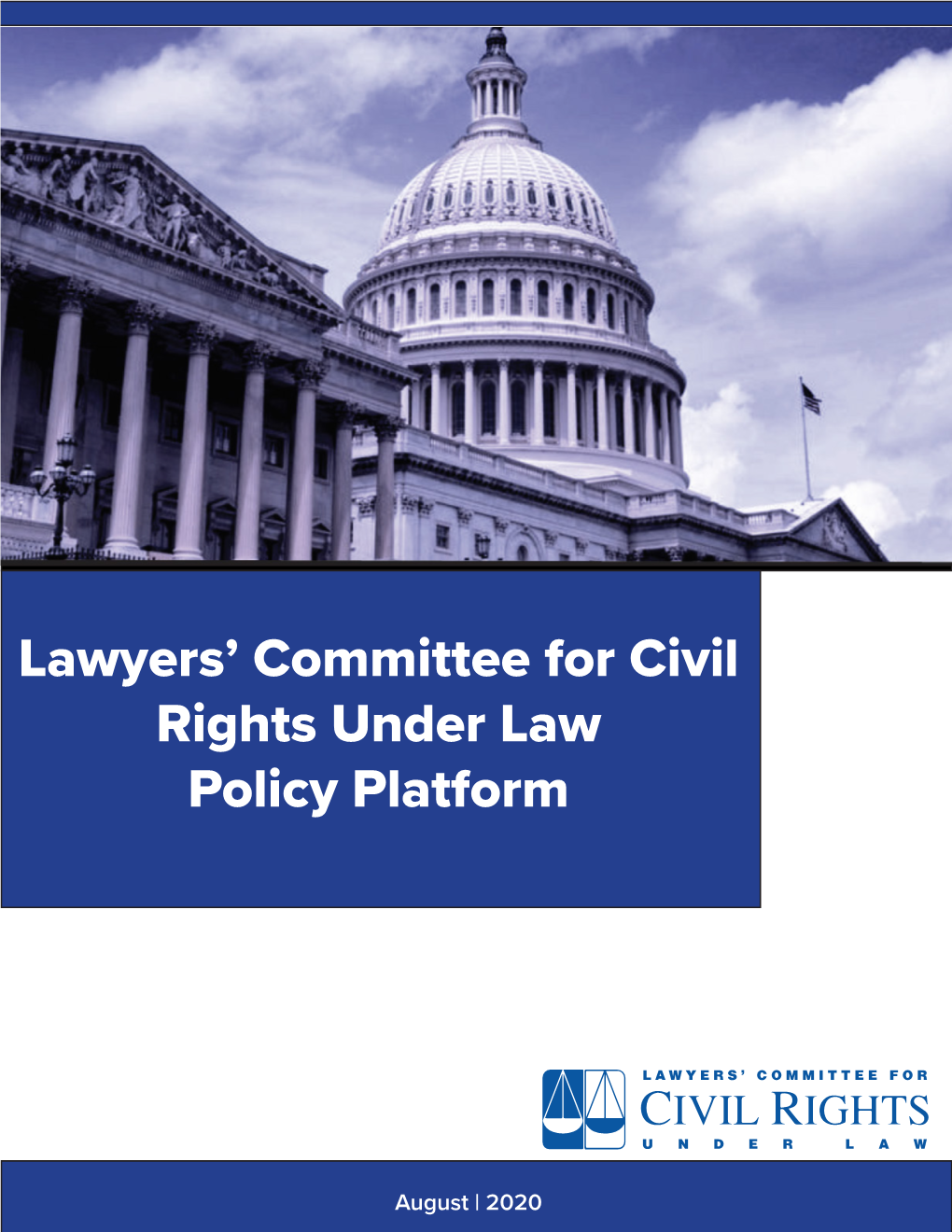 Lawyers' Committee for Civil Rights Under Law Policy Platform