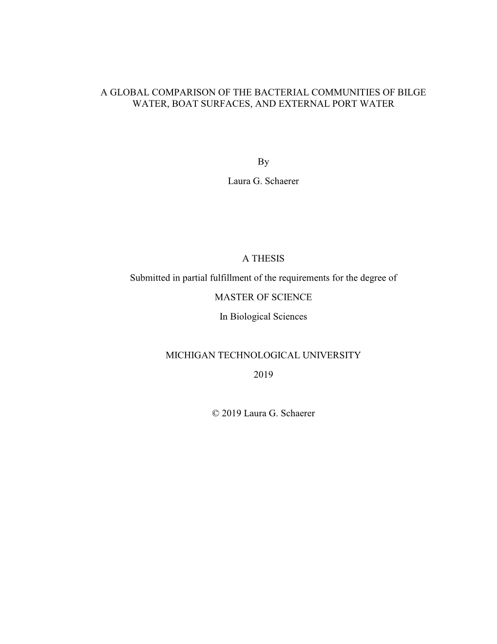 Graduate School Thesis Template