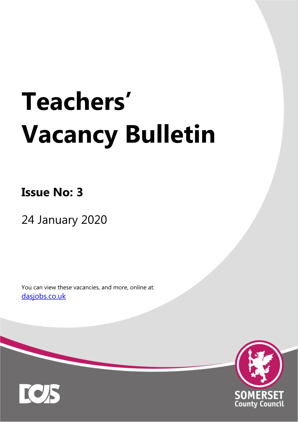 Teachers' Vacancy Bulletin