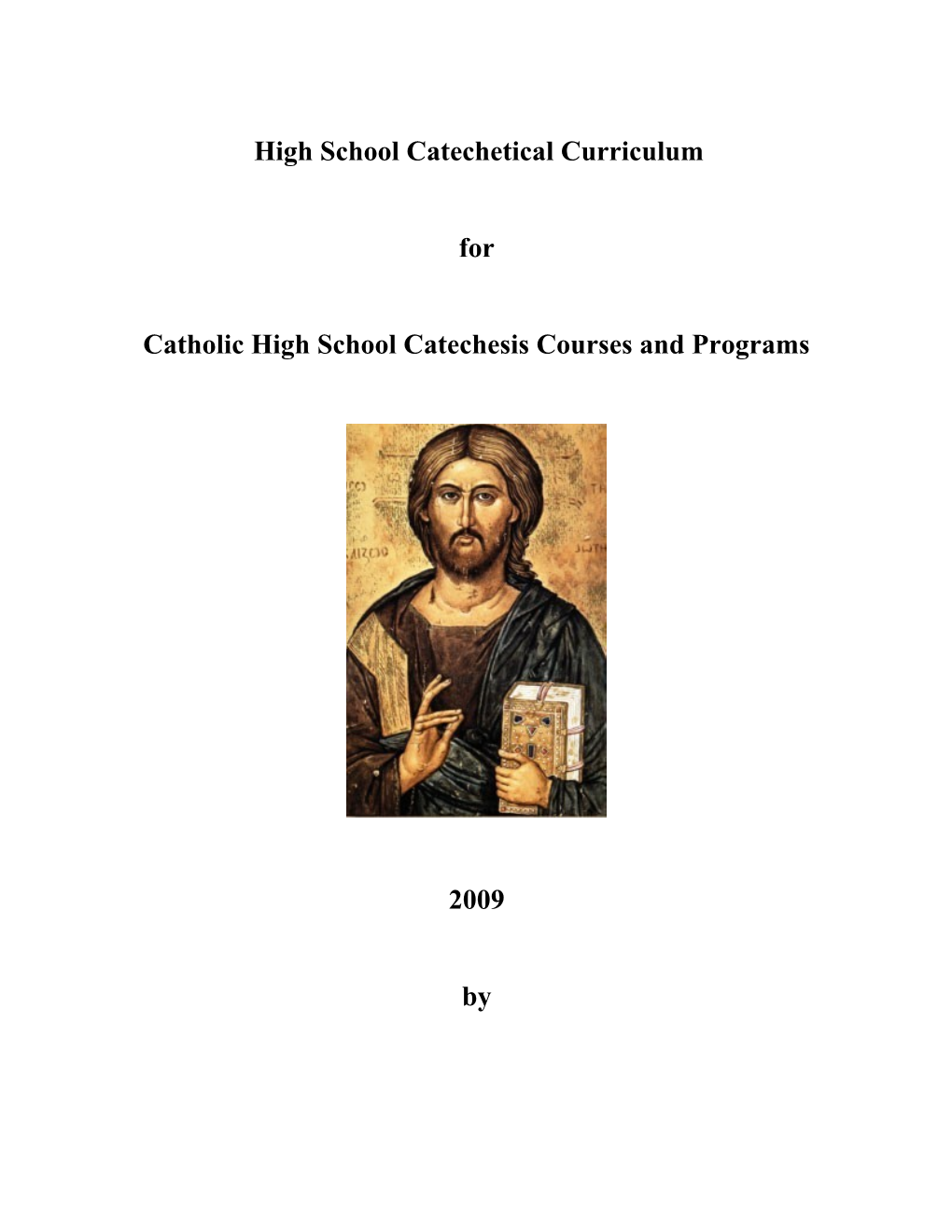 Catholic High School Catechesis Courses and Programs