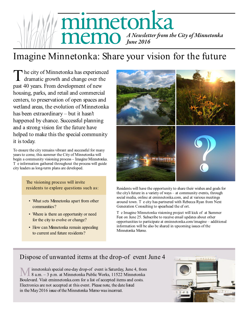 Imagine Minnetonka: Share Your Vision for the Future