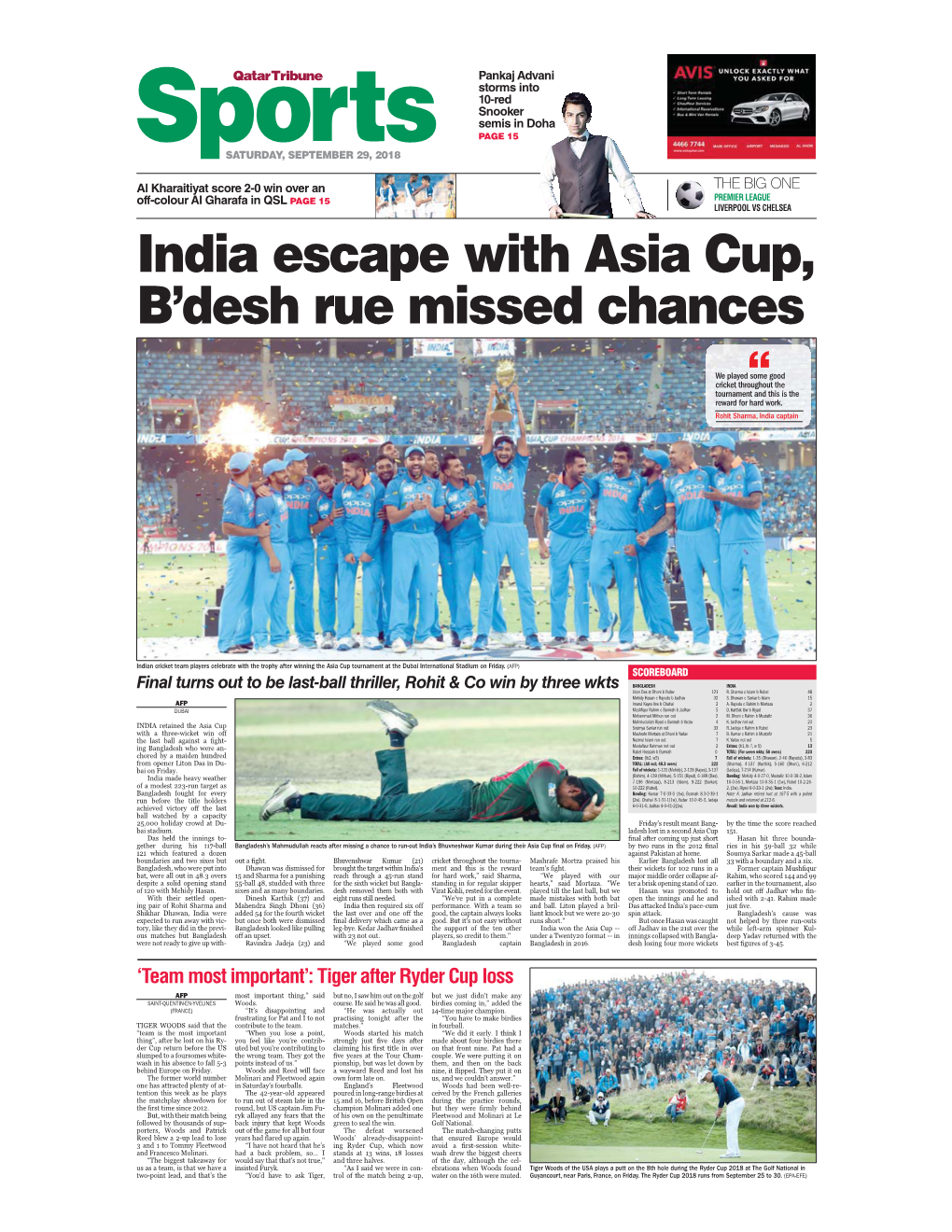India Escape with Asia Cup, B'desh Rue Missed Chances