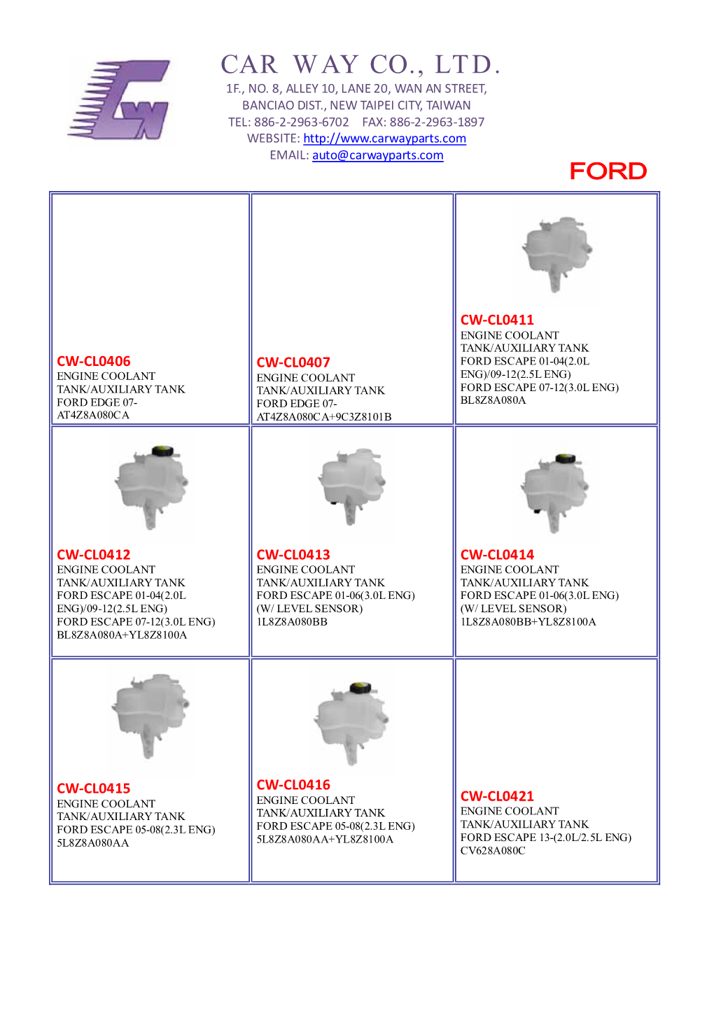 Car Way Co., Ltd. 1F., No