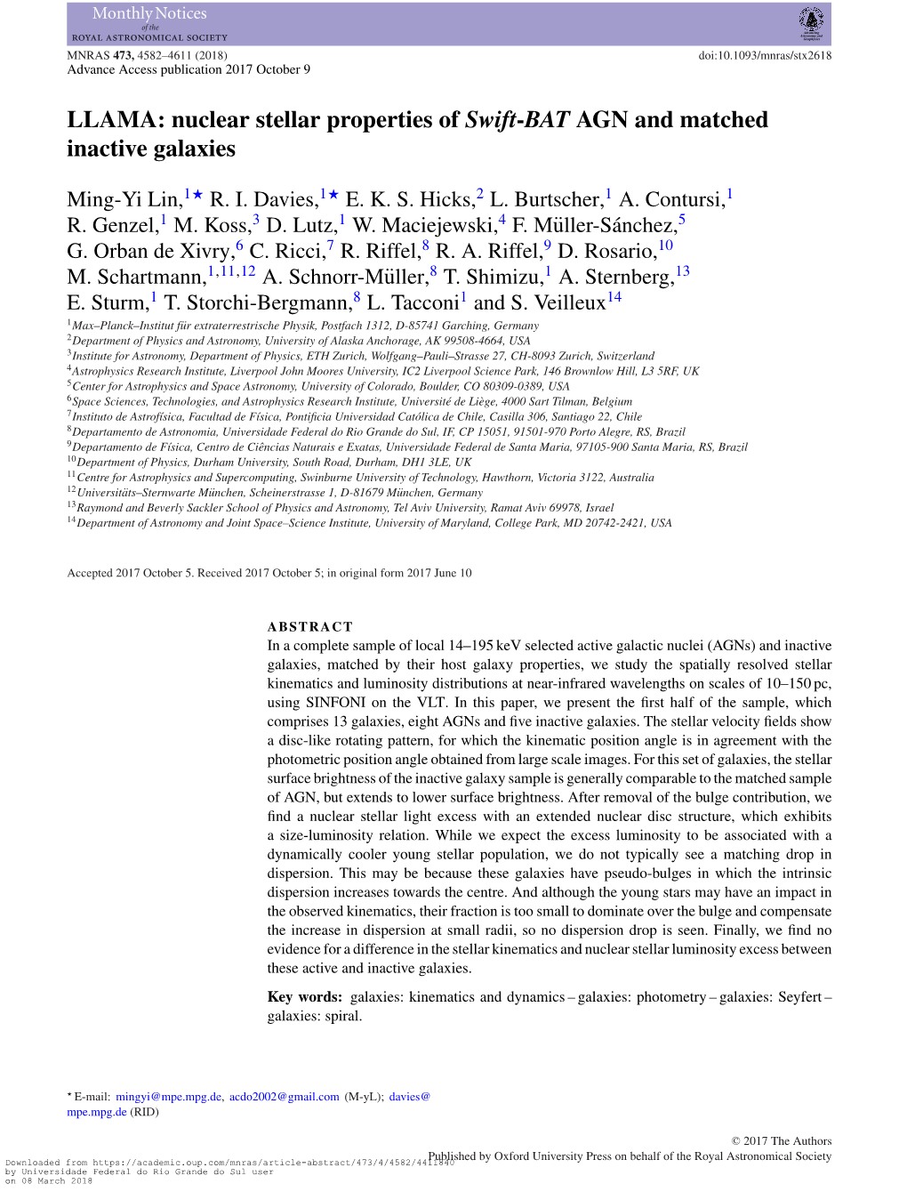 Nuclear Stellar Properties of Swift-BAT AGN and Matched Inactive Galaxies