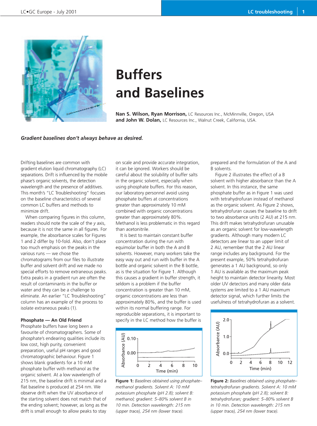 Buffers and Baselines