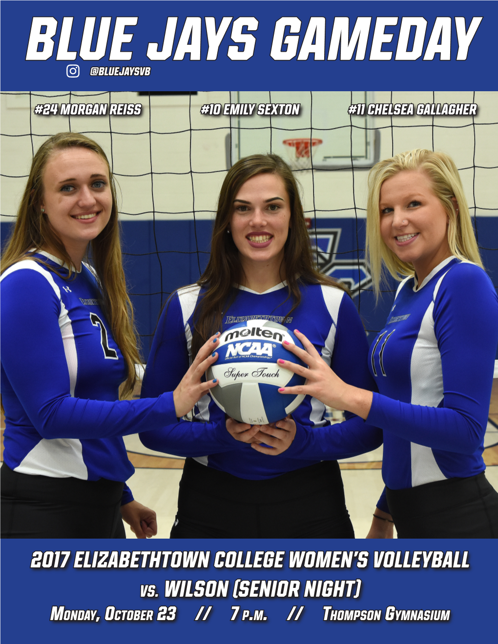 2017 ELIZABETHTOWN COLLEGE WOMEN's Volleyball Vs. Wilson