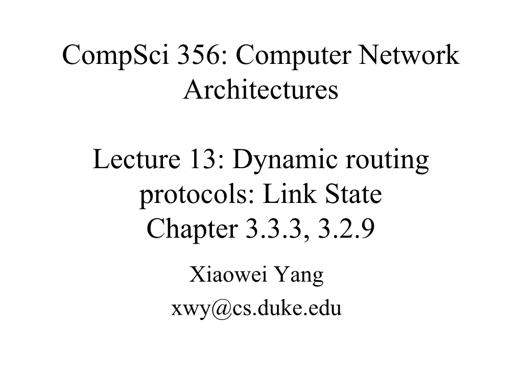 OSPF) • IP Tunnels Will a Router’S Routing Table Keep Growing If We Run RIP Over Time? Autonomous Systems