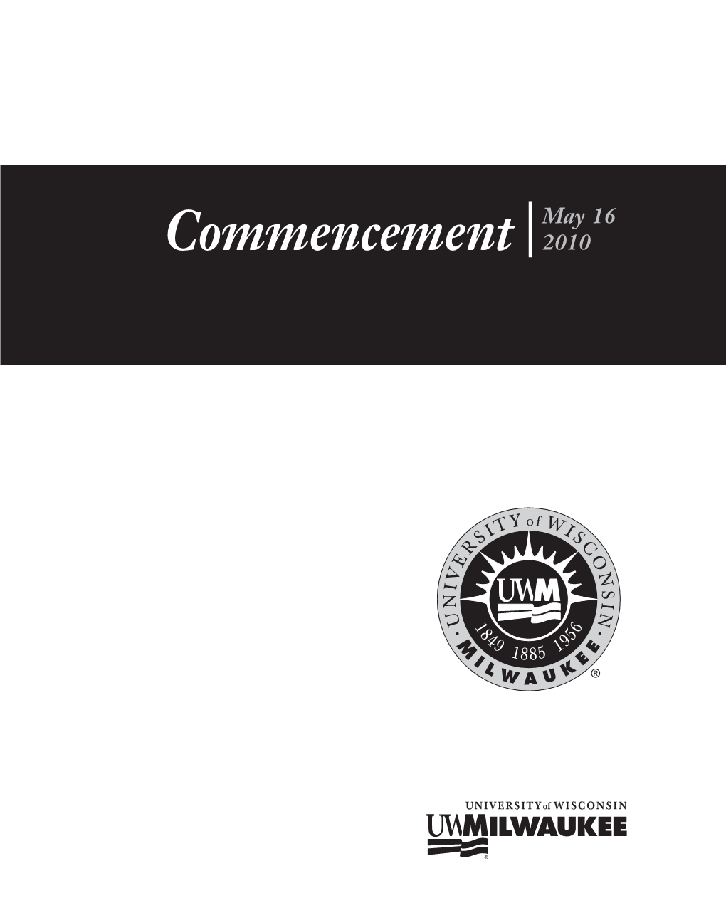 Commencement May 16, 2010