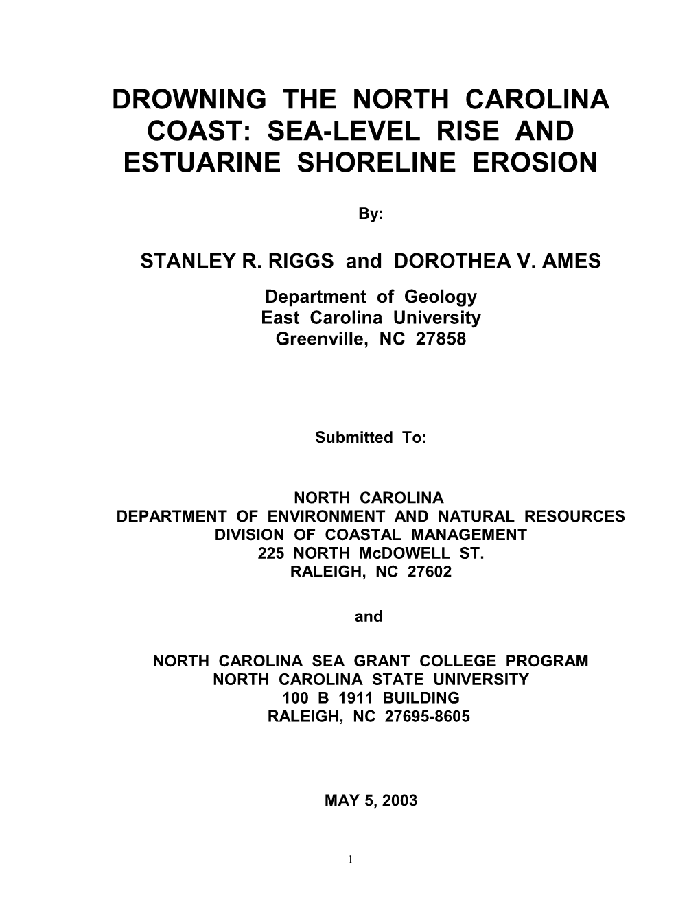 Estuarine Shoreline Erosion: Cause and Effect