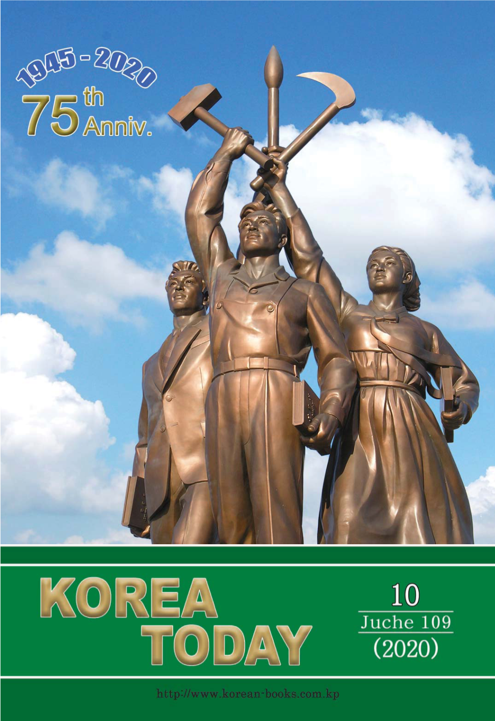 Korea Today Is Available on the Internet Site in English, Russian and Chinese