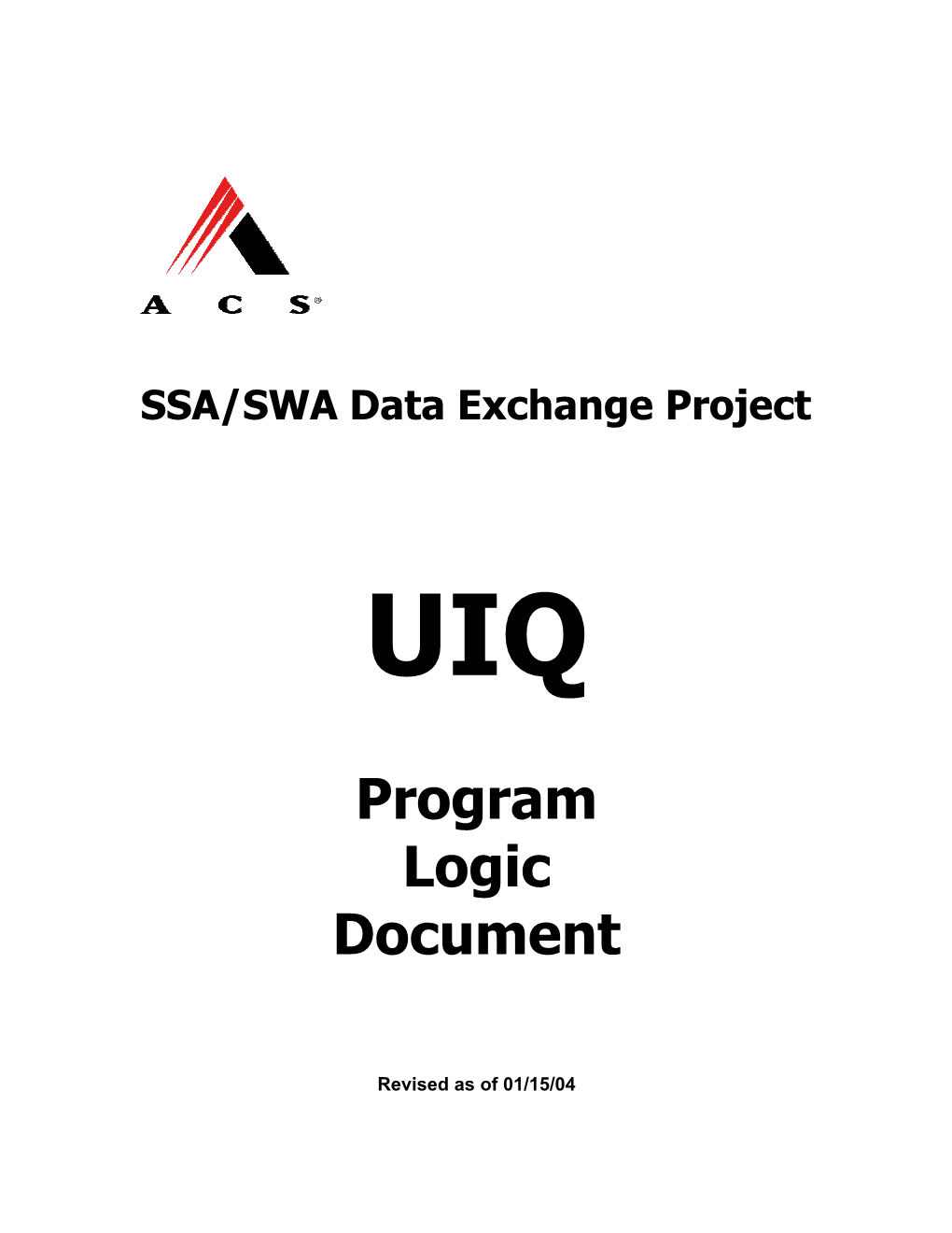 Program Logic Document