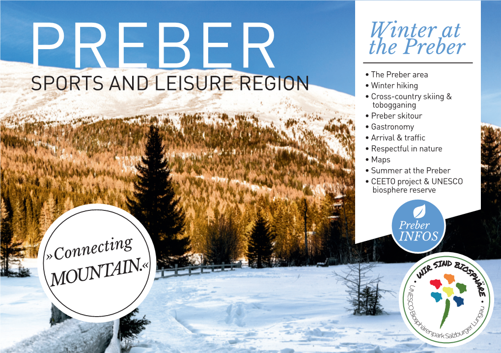 Sports and Leisure Region Winter at the Preber