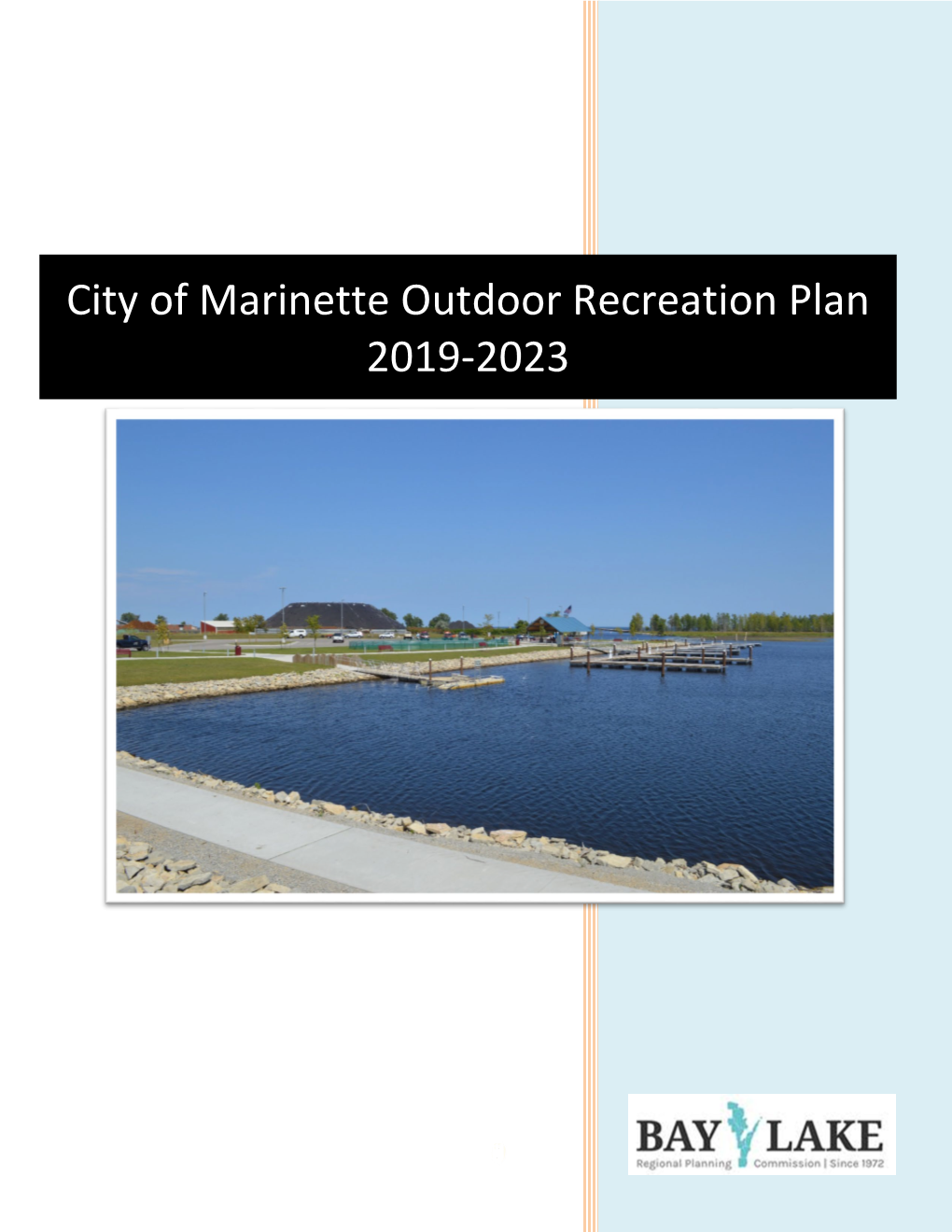 City of Marinette Outdoor Recreation Plan 2019-2023