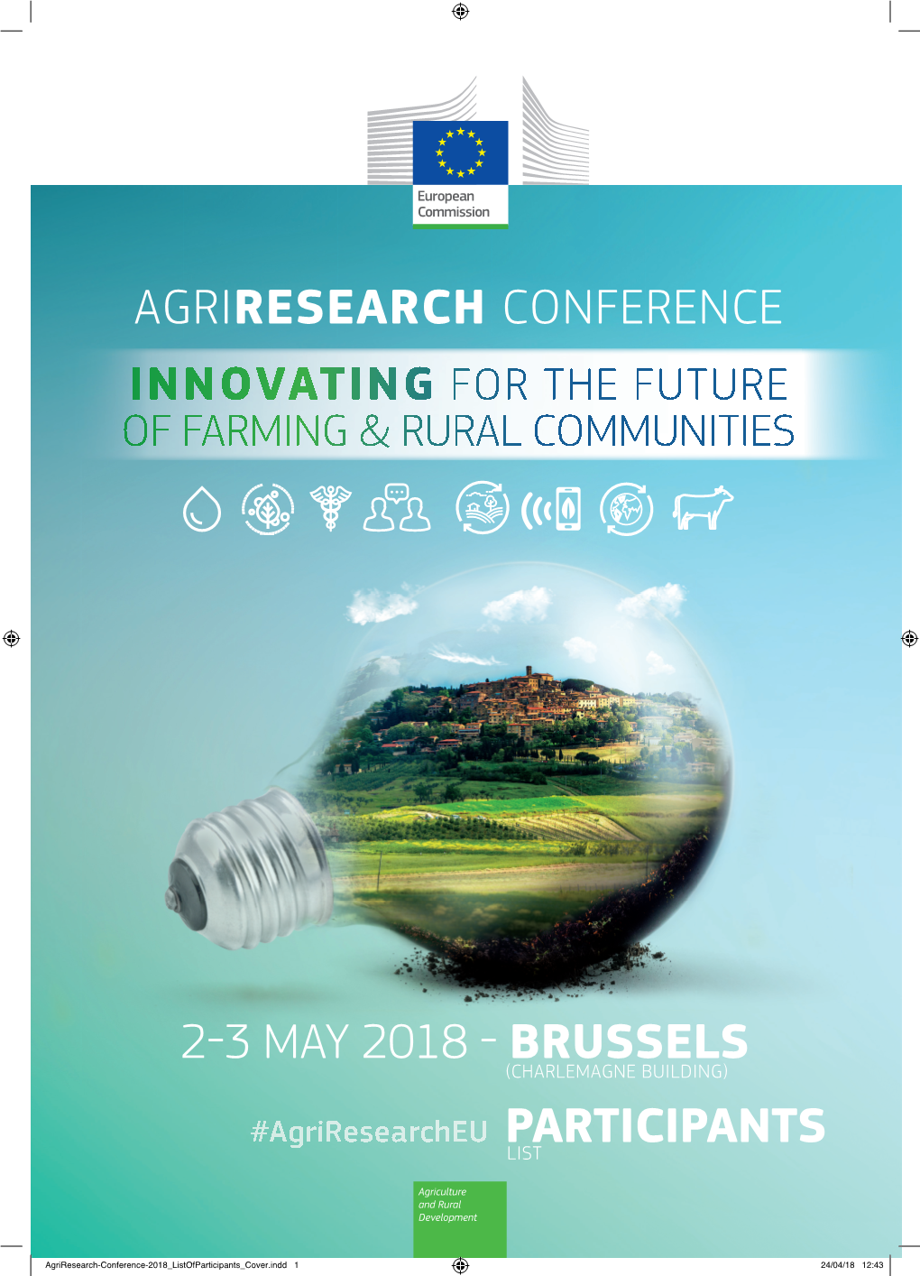 Agriresearch Conference 2 3 May 2018 Brussels