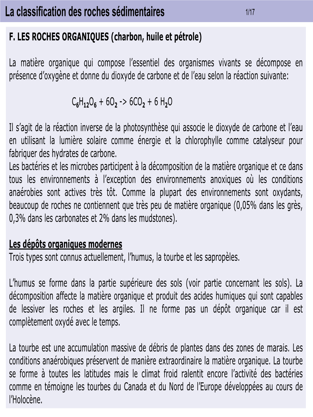 Cours De Sédimentologie