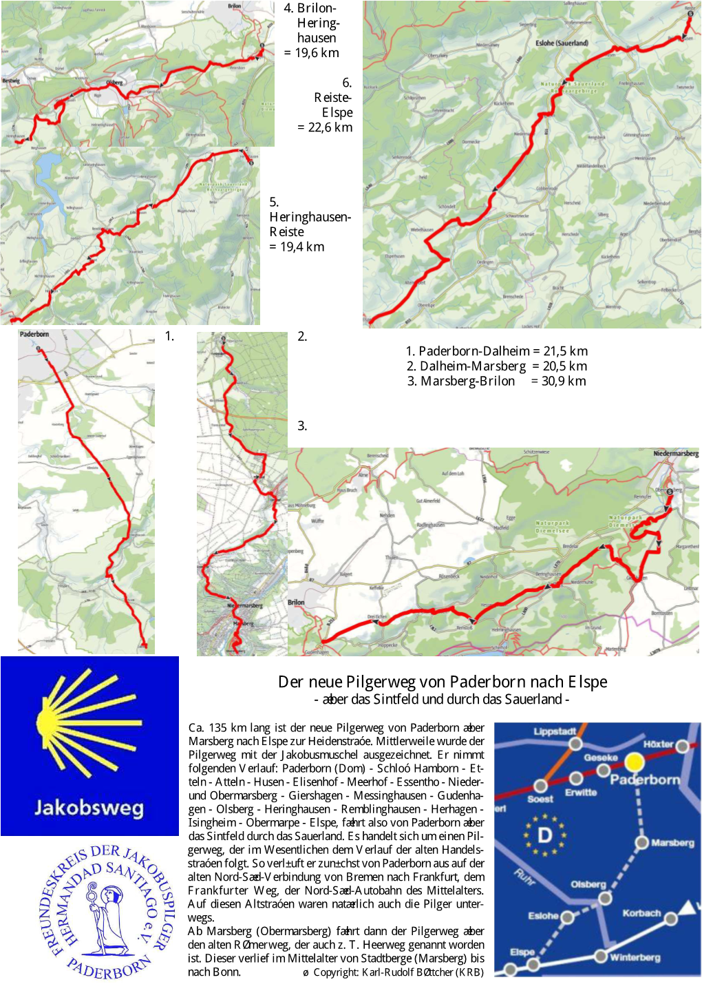 Der Neue Pilgerweg Von Paderborn Nach Elspe