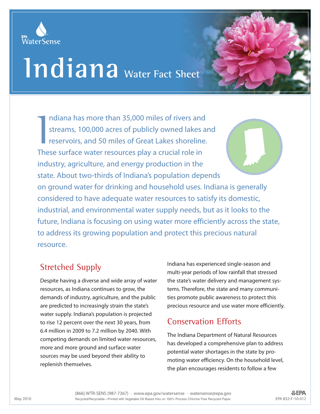 Indiana State Fact Sheet