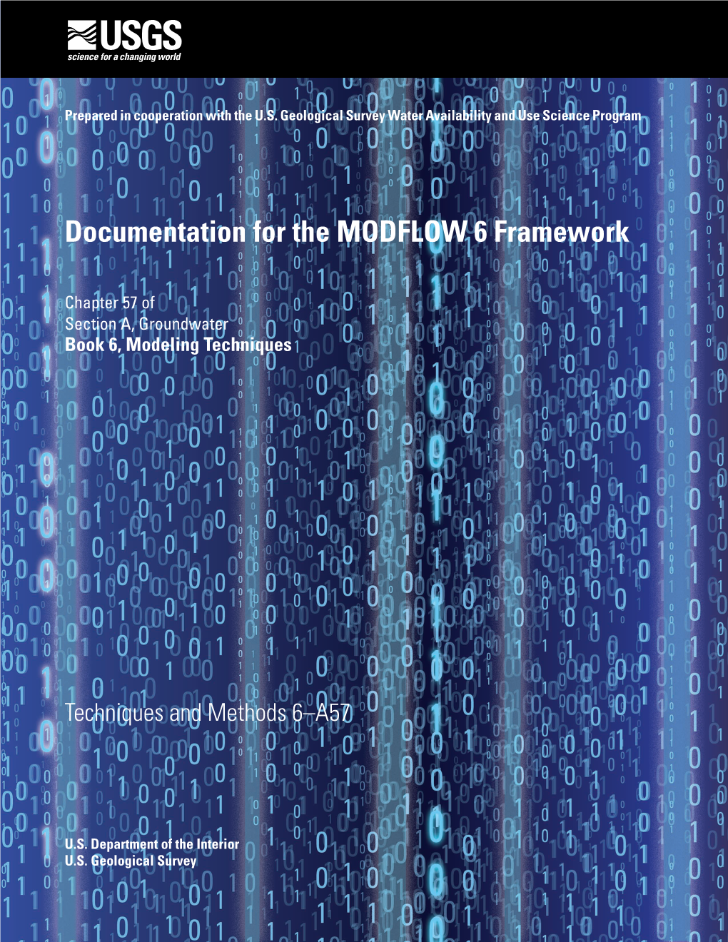Documentation for the MODFLOW 6 Framework