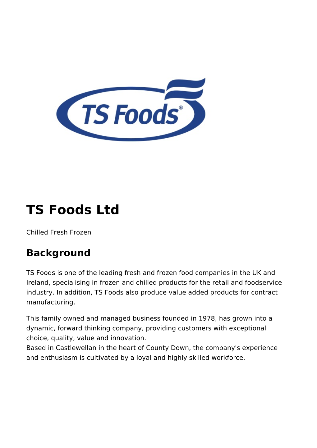 TS Foods Ltd