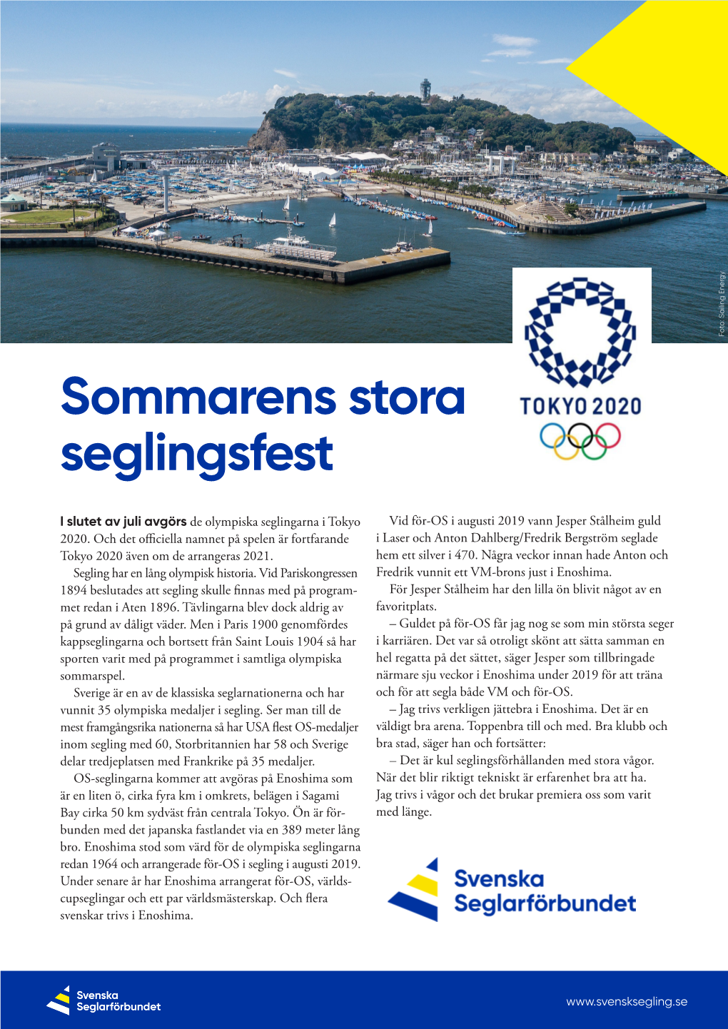 Seglingsklasserna OS 2020