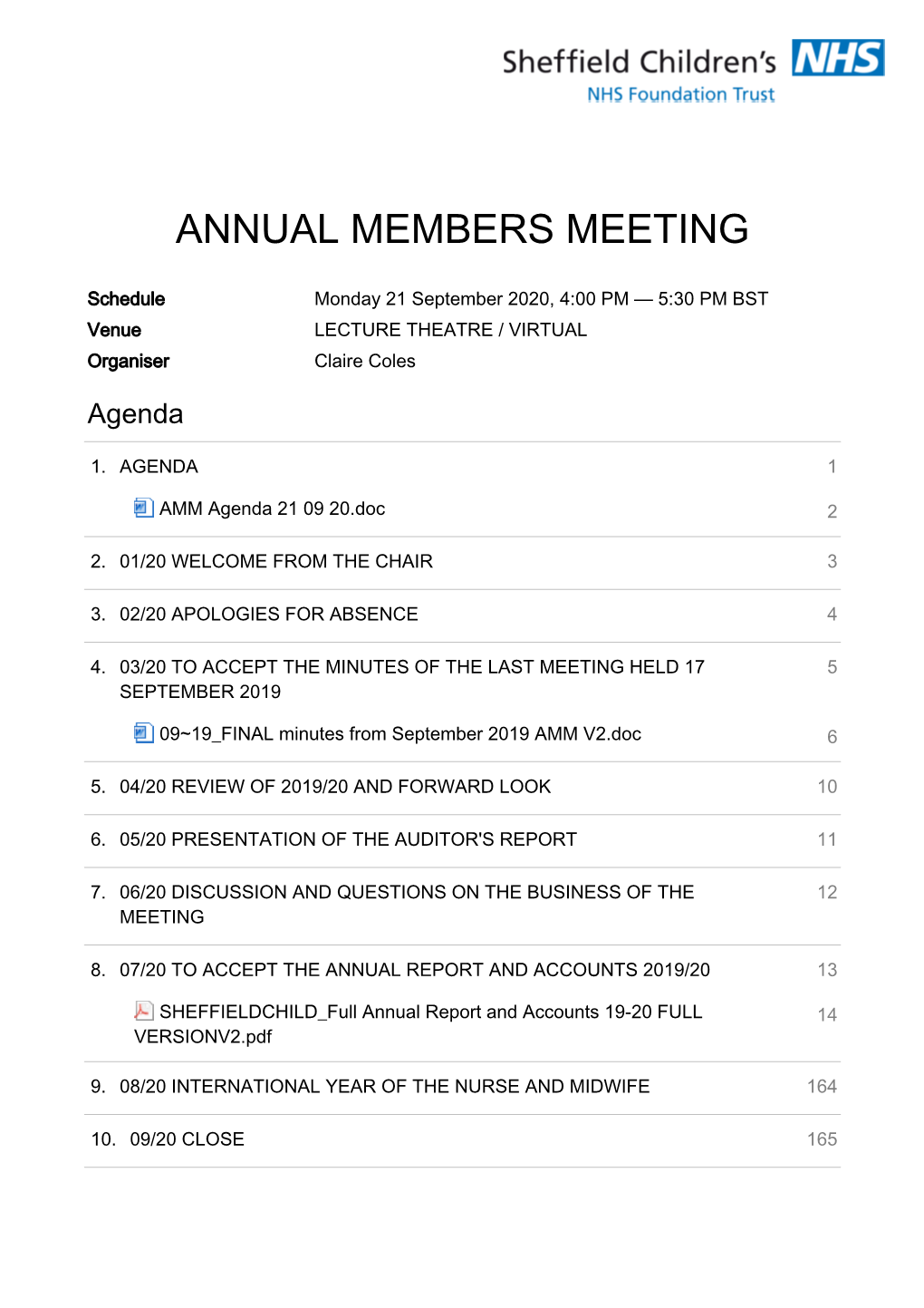 Annual Members Meeting