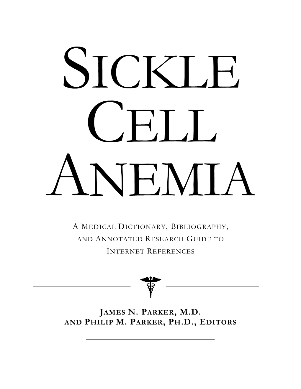 Sickle Cell Anemia Dictionary