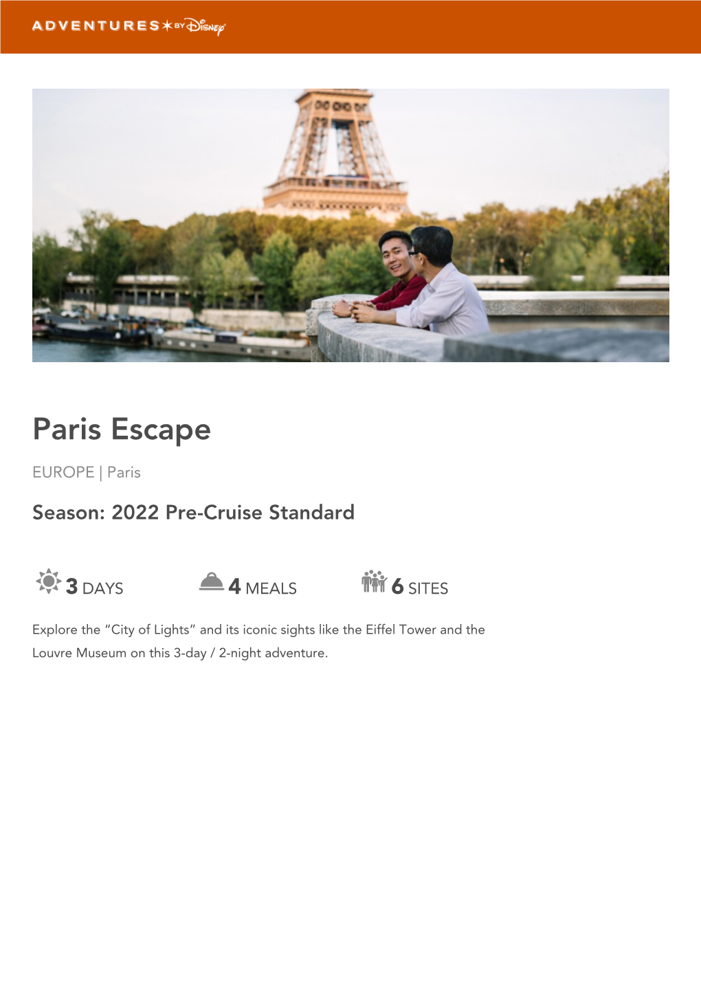 PARIS ESCAPE Europe | Paris