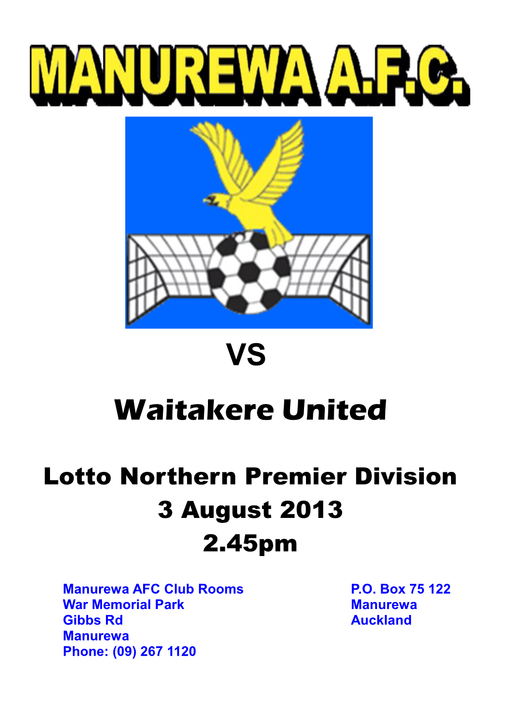 VS Waitakere United