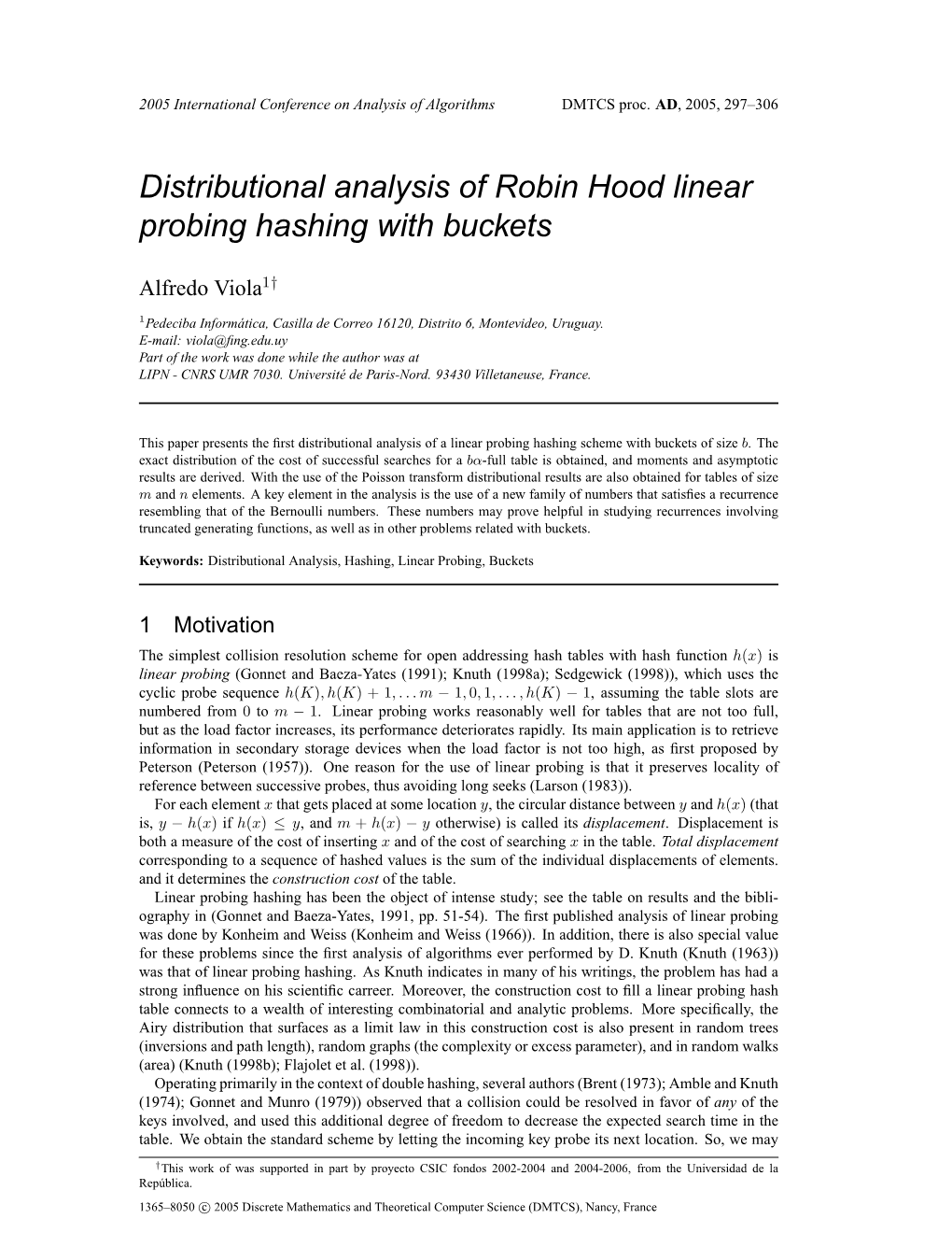 Distributional Analysis of Robin Hood Linear Probing Hashing with Buckets