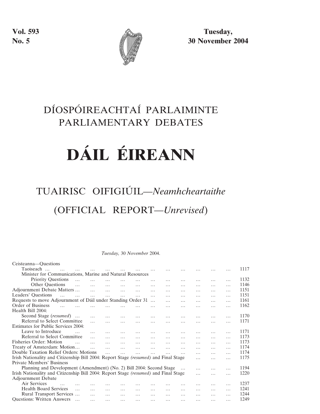 Da´Il E´Ireann