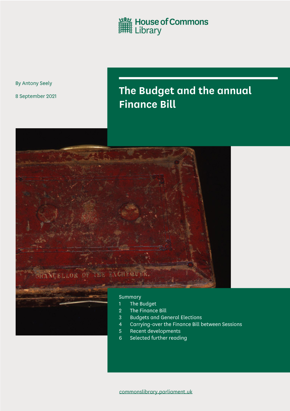 The Budget and the Annual Finance Bill