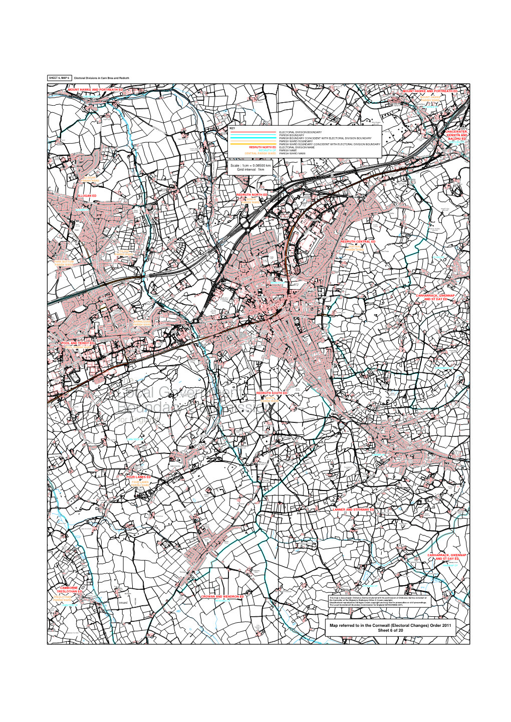 Electoral Changes) Order 2011 Farm Sheet 6 of 20 Bolenowe Carn Moor