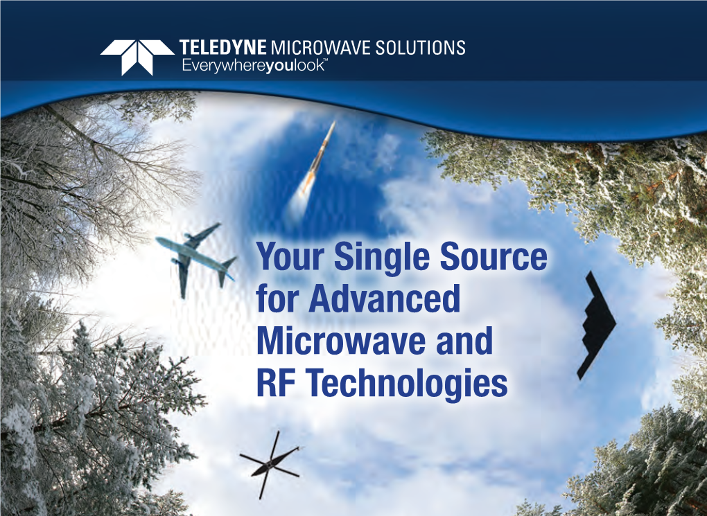 Your Single Source for Advanced Microwave and RF Technologies