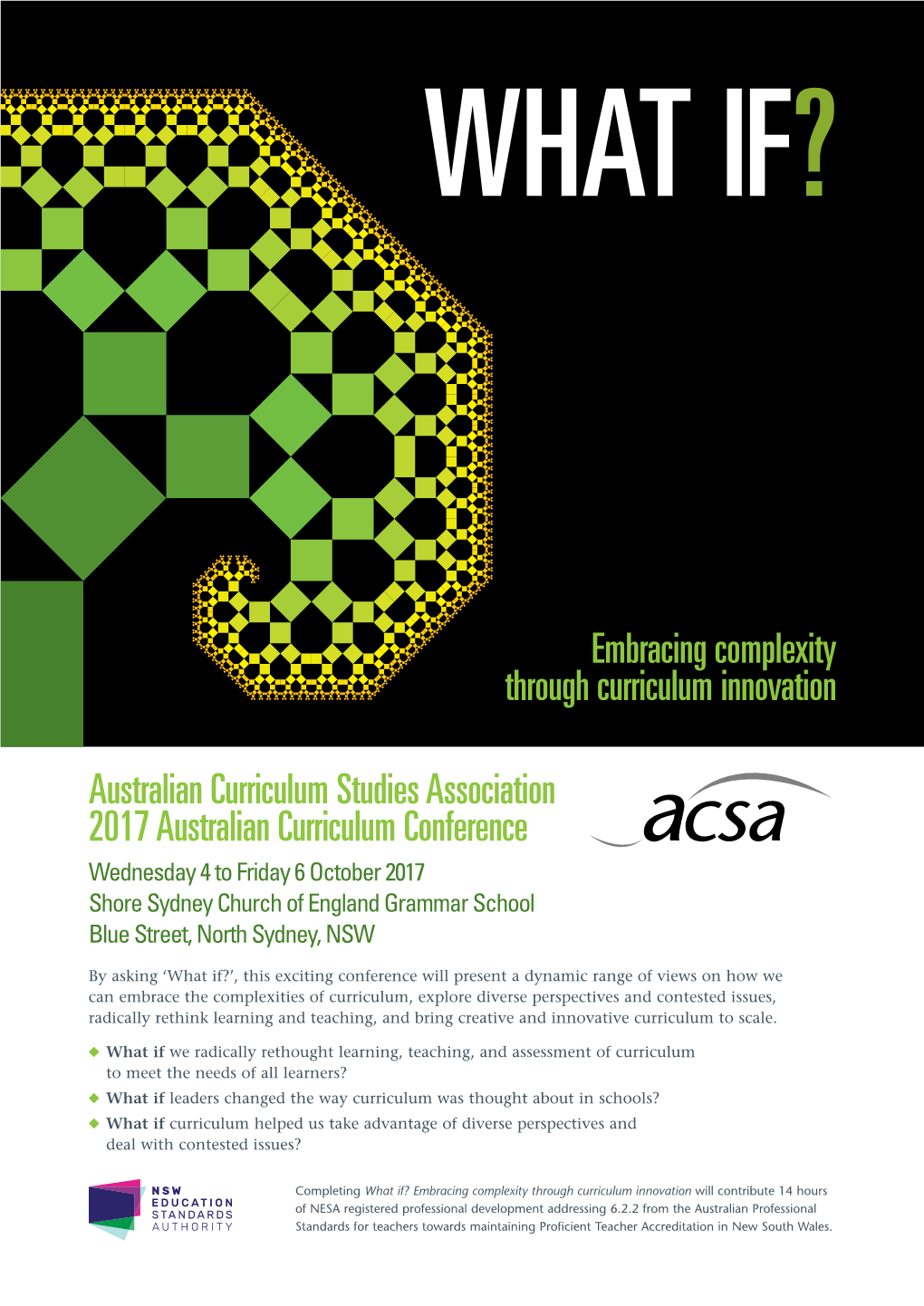 Australian Curriculum Studies Association 2017 Australian