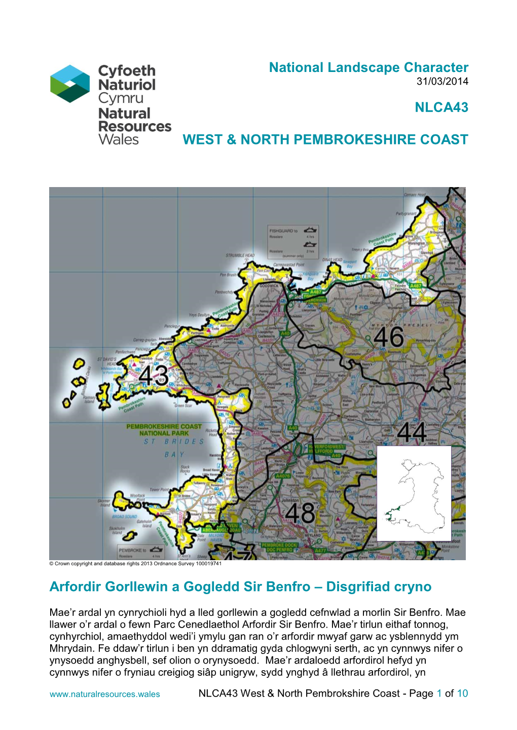 NLCA43 West and North Pembrokeshire Coast