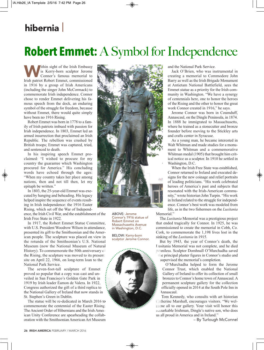 Robert Emmet:A Symbol for Independence