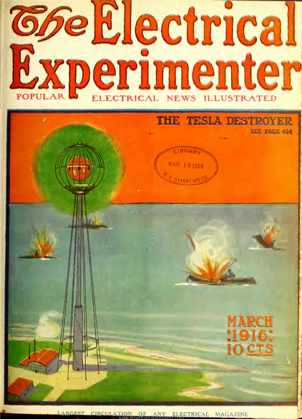 THE ELECTRICAL EXPERIMENTER Goi