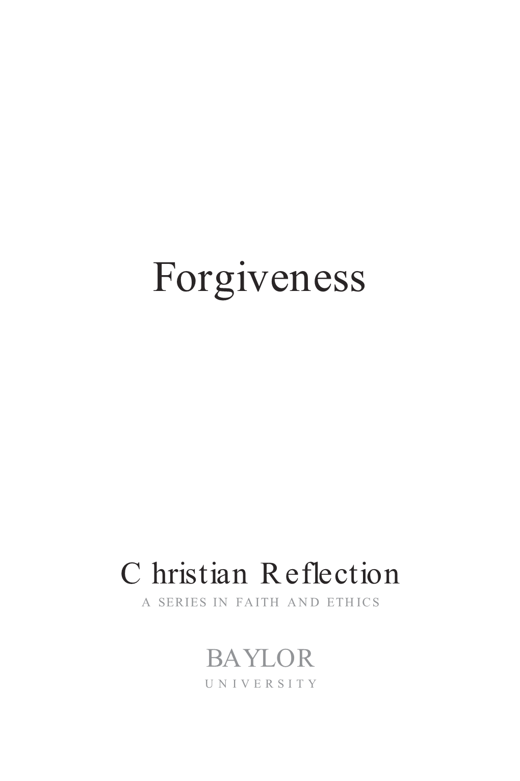 Forgiveness.Pdf