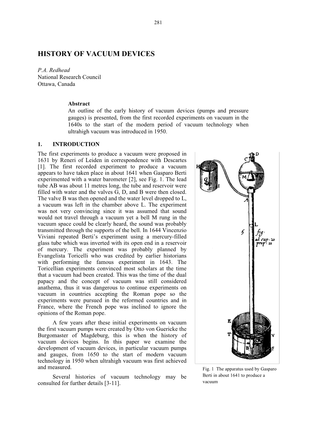 History of Vacuum Devices